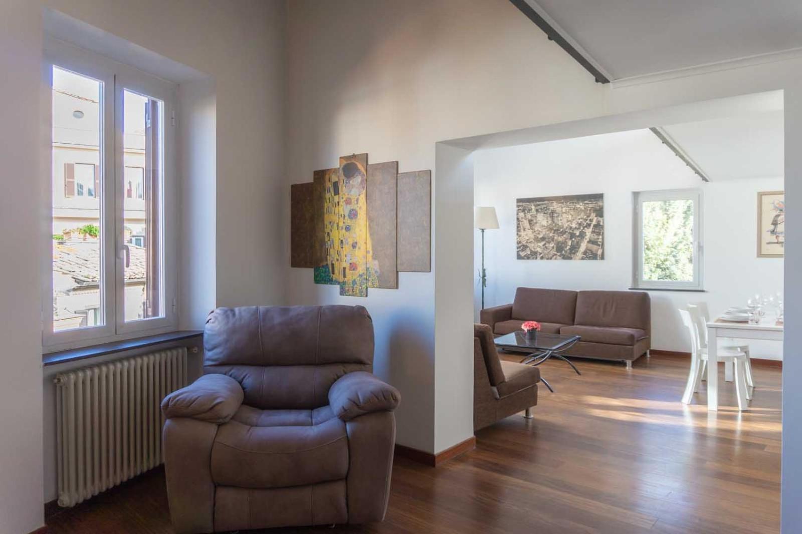 Lusso E Panorama Senza Paragoni, Loft Trastevere Rom Eksteriør billede